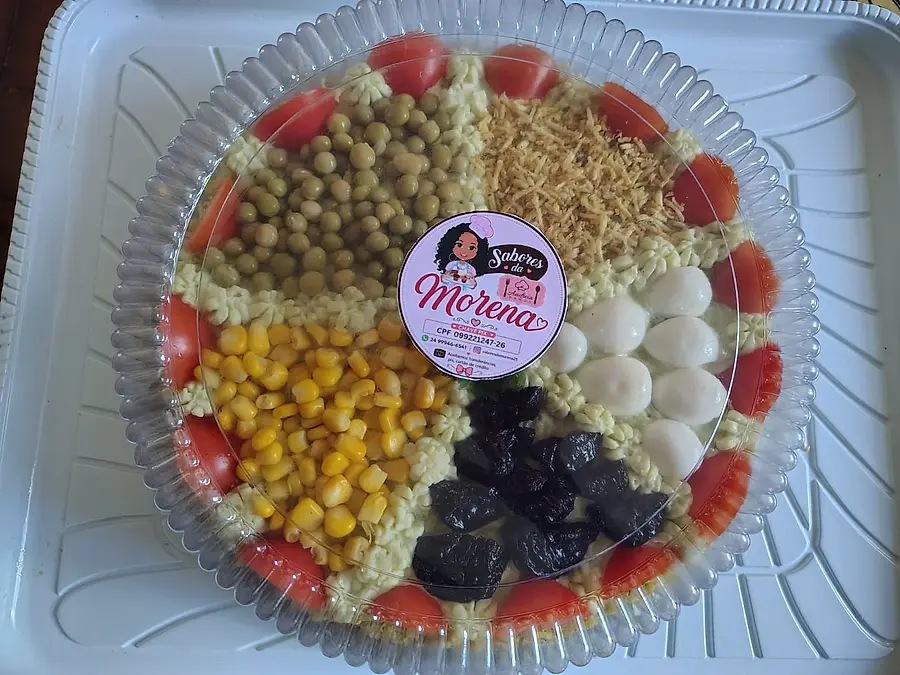 Produto real da Sabores da Morena embalado para entrega (nº 113)