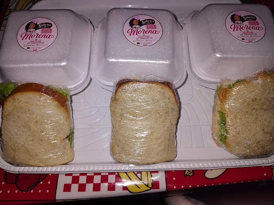 Produto real da Sabores da Morena embalado para entrega (nº 116)